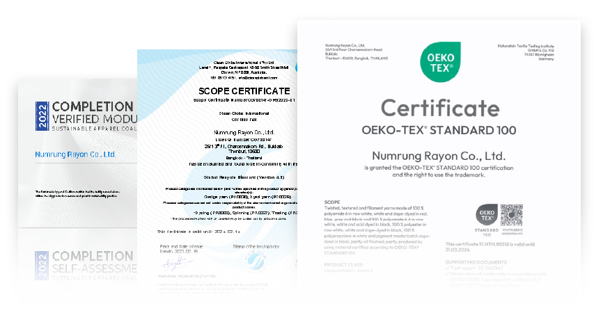 CERTIFICATES AND QUALITY
